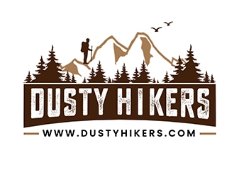 www.dustyhikers.com - Dusty Hikers logo design by PrimalGraphics