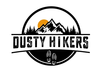 www.dustyhikers.com - Dusty Hikers logo design by PrimalGraphics