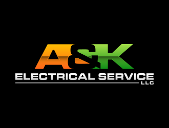 A&K Electrical Service, LLC. logo design by lexipej