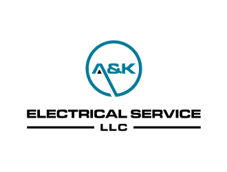 A&K Electrical Service, LLC. logo design by Inaya