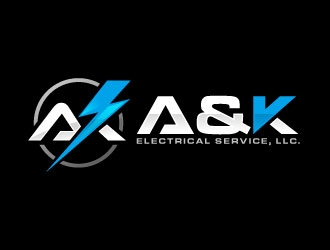 A&K Electrical Service, LLC. logo design by sanworks