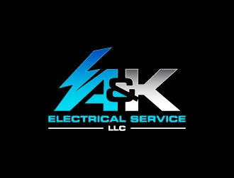 A&K Electrical Service, LLC. logo design by wongndeso