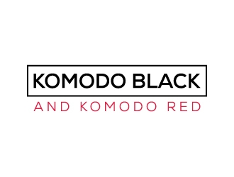 Komodo Black and Komodo Red logo design by aryamaity