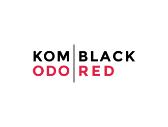Komodo Black and Komodo Red logo design by salis17