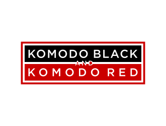 Komodo Black and Komodo Red logo design by checx