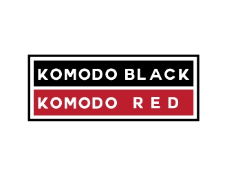 Komodo Black and Komodo Red logo design by STTHERESE