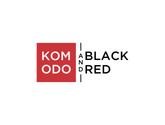 Komodo Black and Komodo Red logo design by oke2angconcept