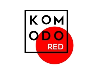 Komodo Black and Komodo Red logo design by Shabbir