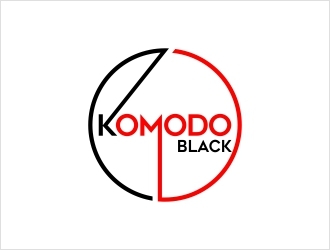 Komodo Black and Komodo Red logo design by Shabbir