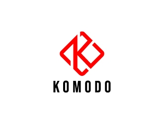 Komodo Black and Komodo Red logo design by wongndeso