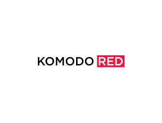 Komodo Black and Komodo Red logo design by Inaya