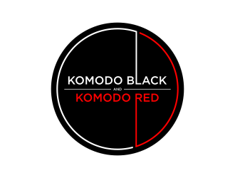 Komodo Black and Komodo Red logo design by qqdesigns