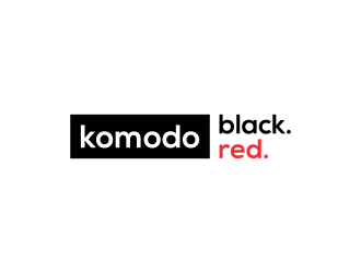Komodo Black and Komodo Red logo design by kurnia