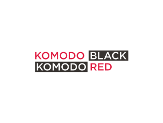 Komodo Black and Komodo Red logo design by bricton