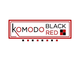 Komodo Black and Komodo Red logo design by pilKB