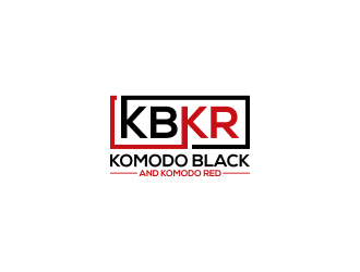 Komodo Black and Komodo Red logo design by RIANW