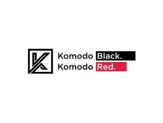 Komodo Black and Komodo Red logo design by larasati