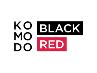 Komodo Black and Komodo Red logo design by puthreeone
