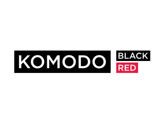Komodo Black and Komodo Red logo design by puthreeone