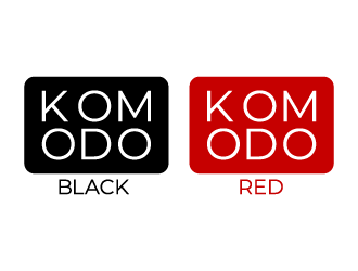 Komodo Black and Komodo Red logo design by Ultimatum
