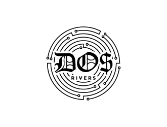 Dos Rivers logo design by WRDY