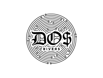 Dos Rivers logo design by WRDY
