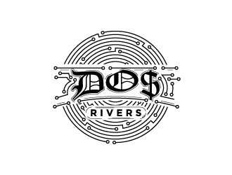 Dos Rivers logo design by WRDY