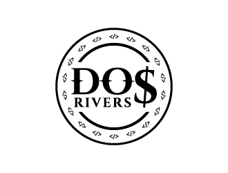 Dos Rivers logo design by sakarep