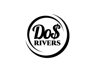 Dos Rivers logo design by sakarep