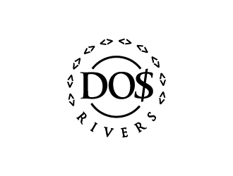 Dos Rivers logo design by sakarep