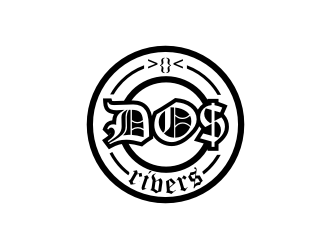Dos Rivers logo design by Garmos