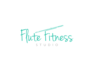 Flute Fitness Studio logo design by yunda