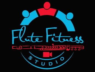Flute Fitness Studio logo design by PMG