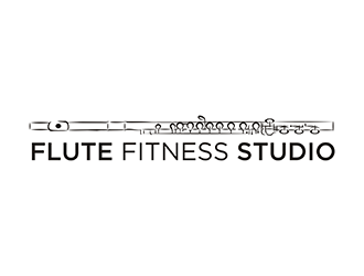 Flute Fitness Studio logo design by logolady