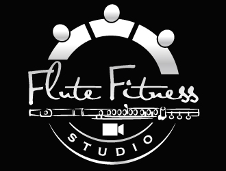 Flute Fitness Studio logo design by PMG