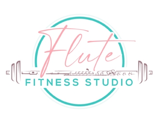 Flute Fitness Studio logo design by MAXR