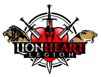 LionHeart Legion logo design by DreamLogoDesign