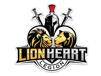 LionHeart Legion logo design by DreamLogoDesign