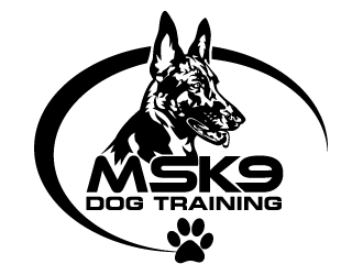 MSK9 Dog Training logo design by aRBy