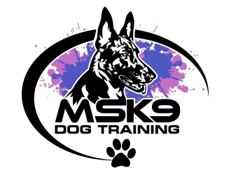 MSK9 Dog Training logo design by aRBy
