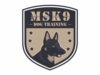 MSK9 Dog Training logo design by Mardhi