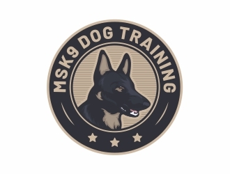 MSK9 Dog Training logo design by Mardhi