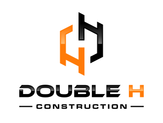 Double H Construction logo design by Gopil