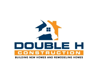 Double H Construction logo design by jaize