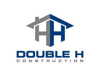 Double H Construction logo design - 48hourslogo.com