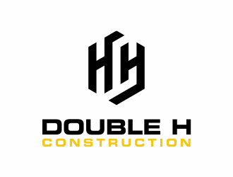 Double H Construction logo design by Renaker