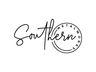 Southern Metalworks  logo design by wongndeso