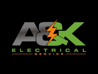 A&K Electrical Service, LLC. logo design by Mahrein