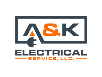 A&K Electrical Service, LLC. logo design by puthreeone