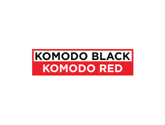 Komodo Black and Komodo Red logo design by ohtani15